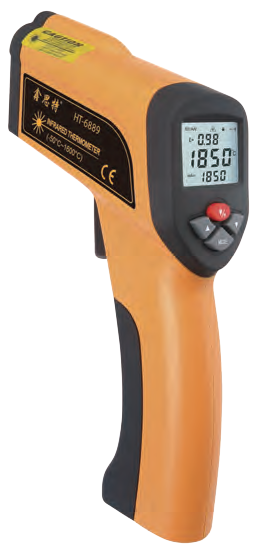 HT-6896/6897/6898/6899 High Temperature Infrared Thermometer with Type K Input