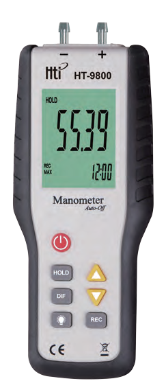 HT-9800/9800B/9801/9805 Digital Manometer