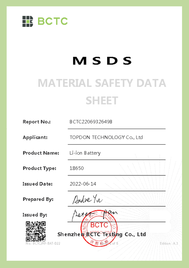 HT-18 Thermal Imager  MSDS2