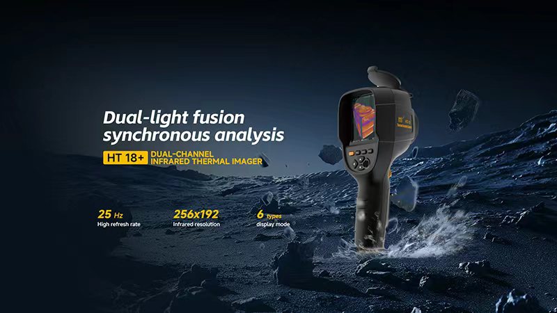 HT-18+ Handheld Infrared Thermal Imager – Dual-Light Fusion | Your Perfect Partner for Electrical Inspections