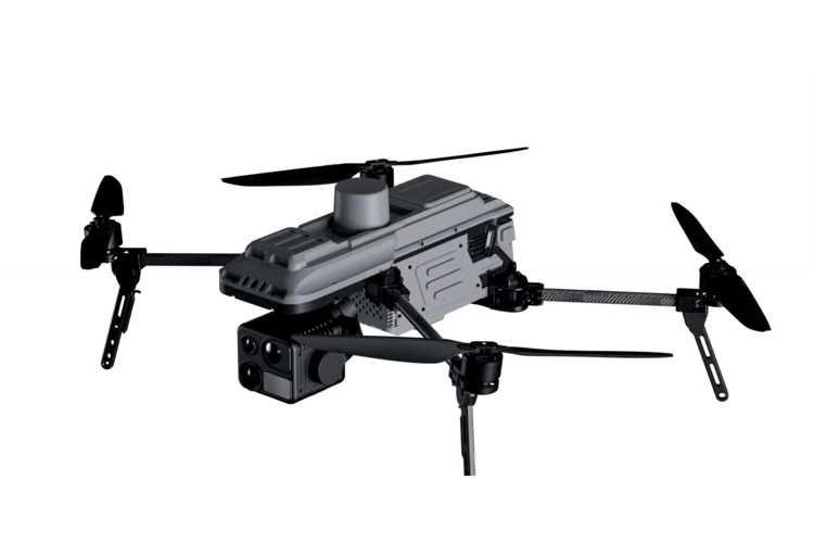Micro-aircraft and four-light gimbal camera