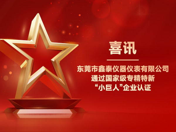 红外热成像实力企业！鑫泰仪器荣膺国家级专精特新 “小巨人”