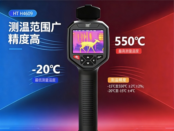 红外热像仪品牌怎么选？鑫泰HT H4609成为工业检修新宠